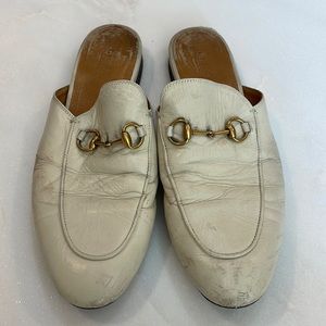 Gucci Princeton white slipper slide 39
